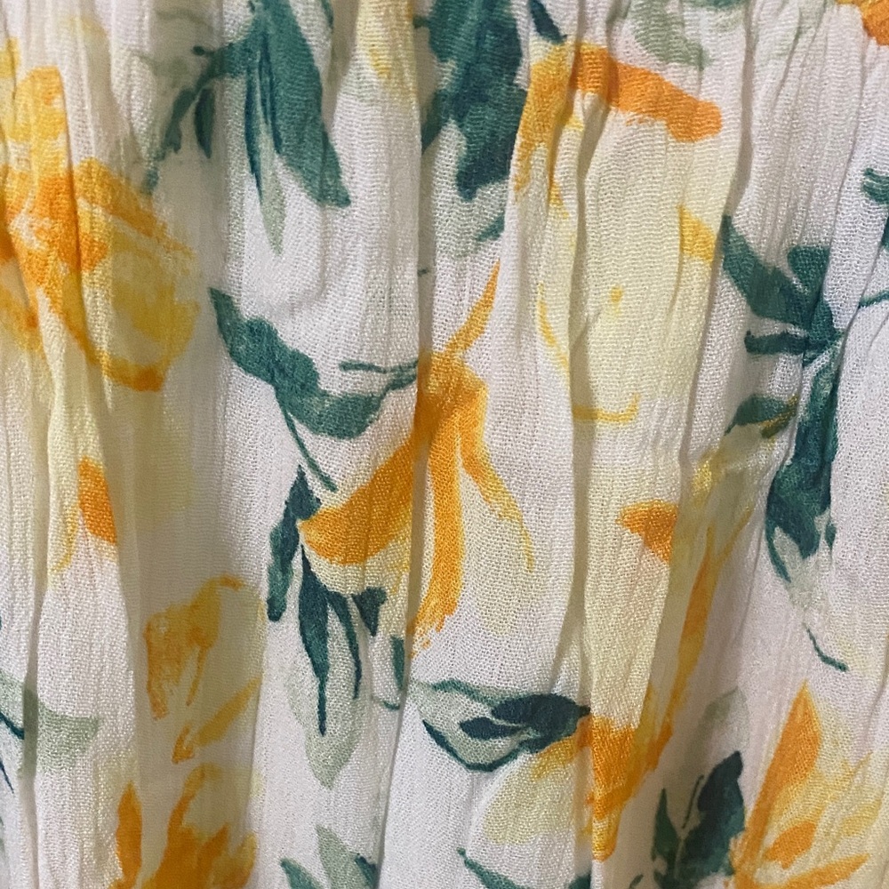 Ces Femme Floral Maxi Dress in Yellow and Green - Picture 3 of 7